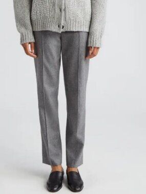 Maria McManus  Slim Fit Pintuck Stretch Wool & Cashmere Trousers
